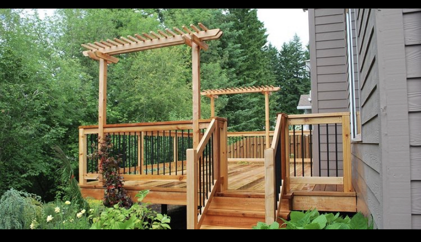 Deck and pergola staining Steele Creek Charlotte NC